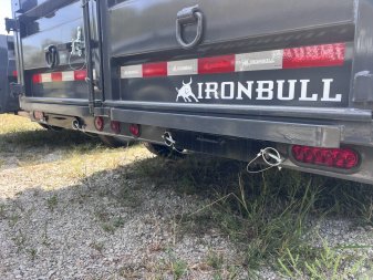 2026 IRON BULL 83X16 DUMP TRAILER W/ SCISSOR HOIST AND I-BEAM FRAME