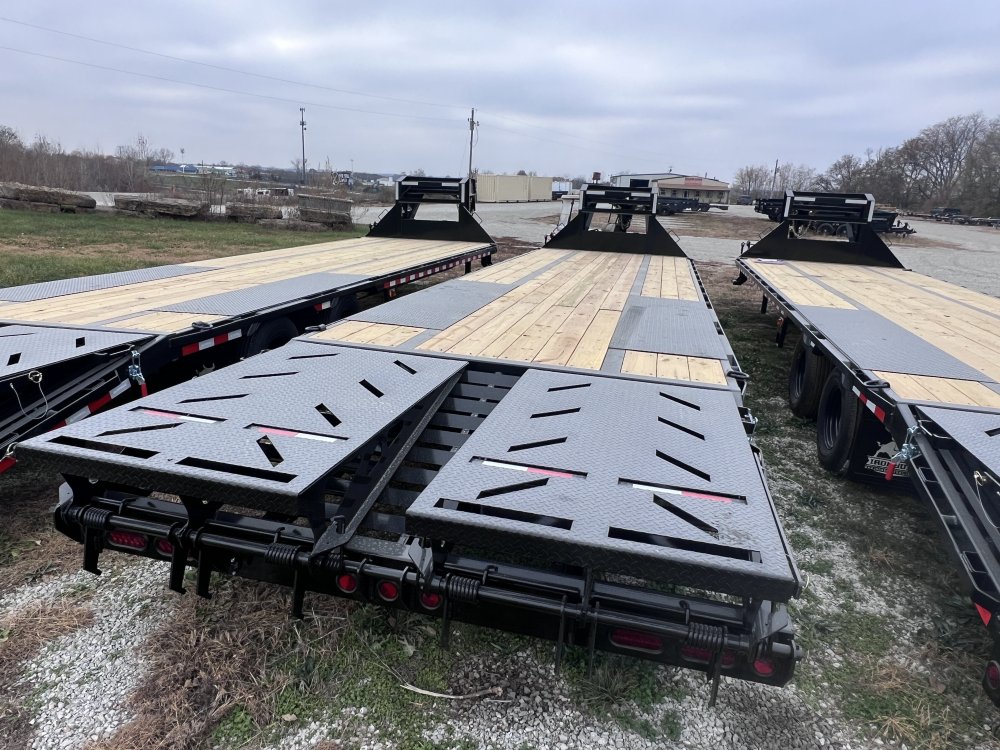 2026 IRON BULL 102 X 32 GOOSENECK DECKOVER FLATBED TRAILER W/10K AXLES