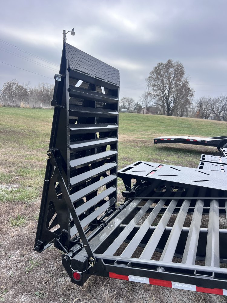 2026 IRON BULL 102 X 32 GOOSENECK DECKOVER FLATBED TRAILER W/10K AXLES