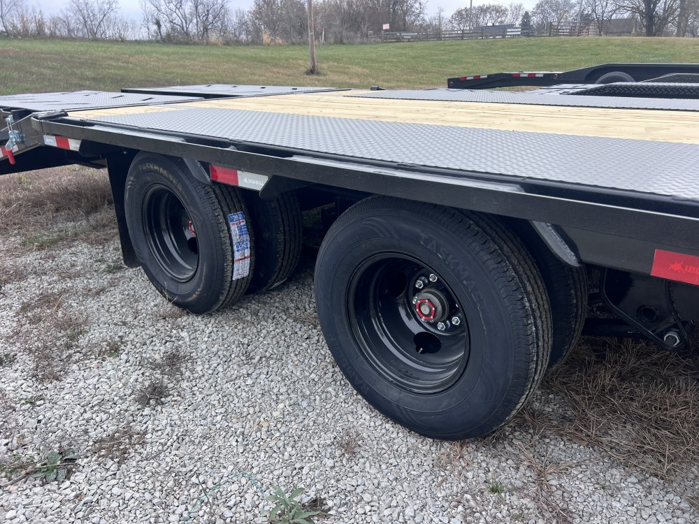 2026 IRON BULL 102 X 30 GOOSENECK DECKOVER FLATBED TRAILER W/10K AXLES