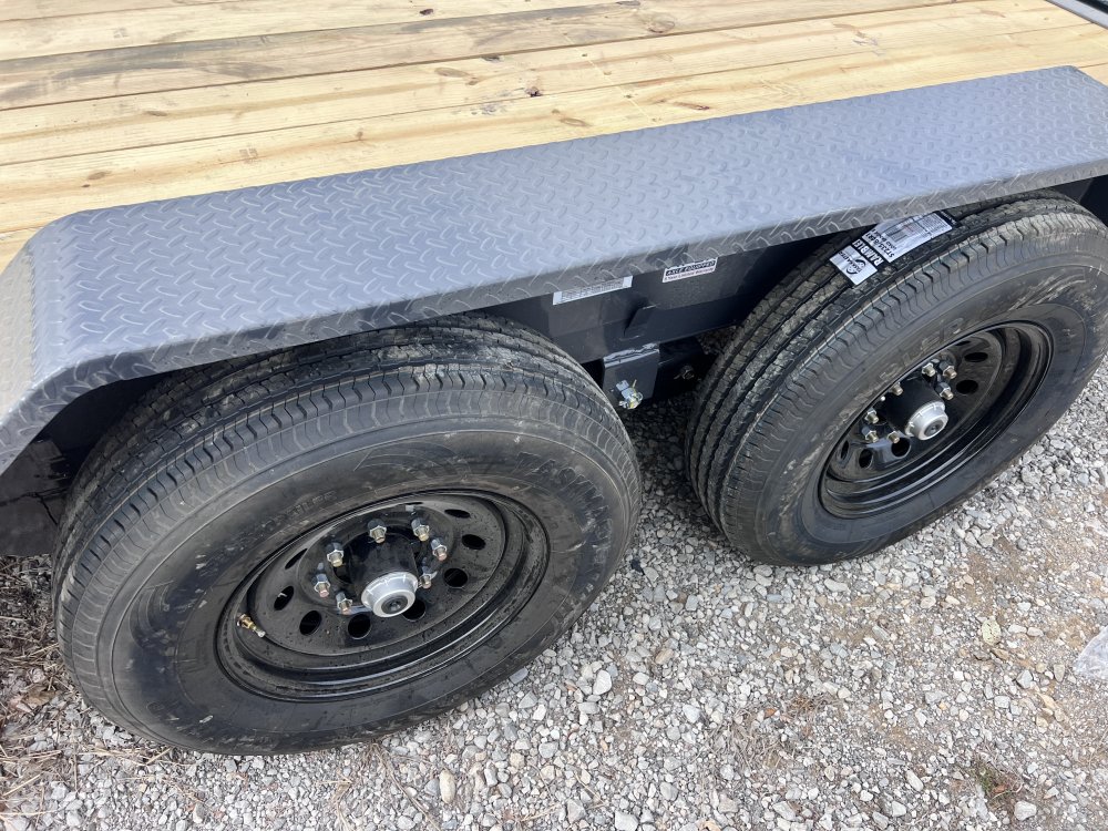2026 IRON BULL 83X20 EQUIPMENT TRAILER W/7K AXLES, I-BEAM FRAME AND RAMPAGE RAMPS