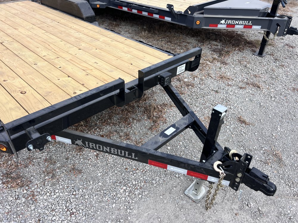 2026 IRON BULL 83X18 EQUIPMENT CAR HAULER TRAILER W/35K AXLES AND 2 BRAKES