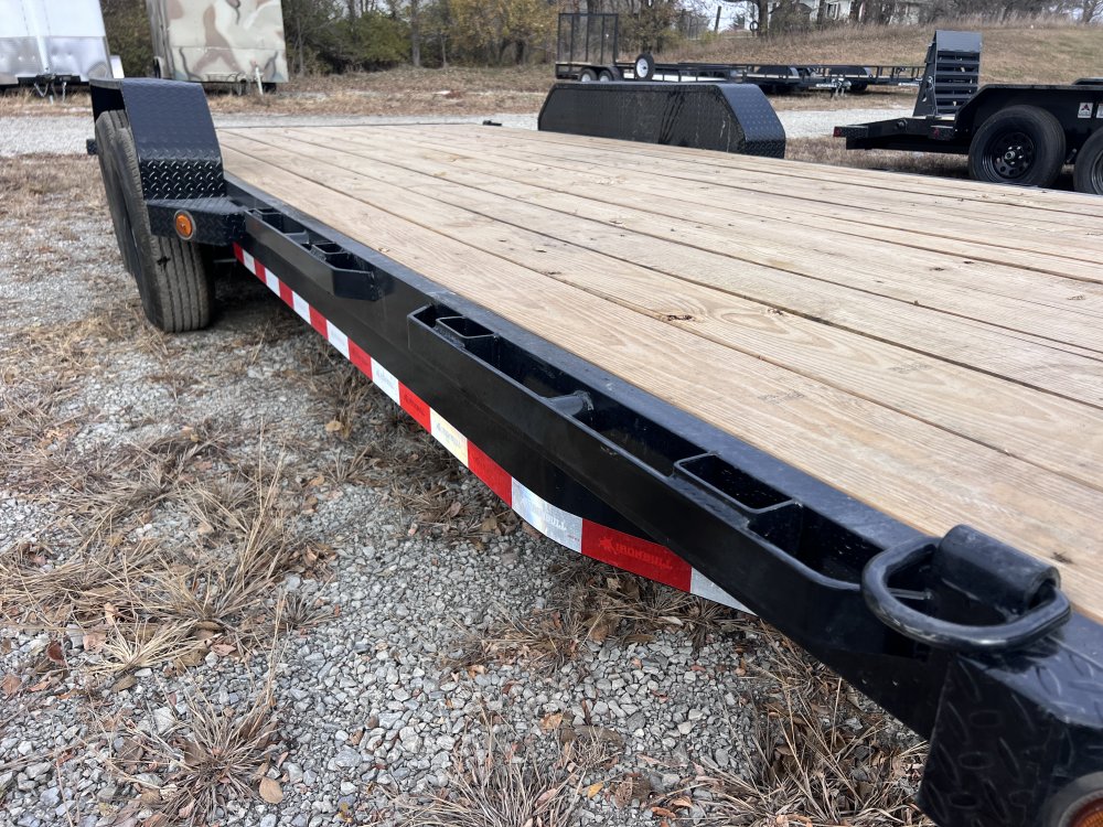 2026 IRON BULL 83X20 EQUIPMENT CAR HAULER TRAILER W/52K AXLES AND 2 BRAKES