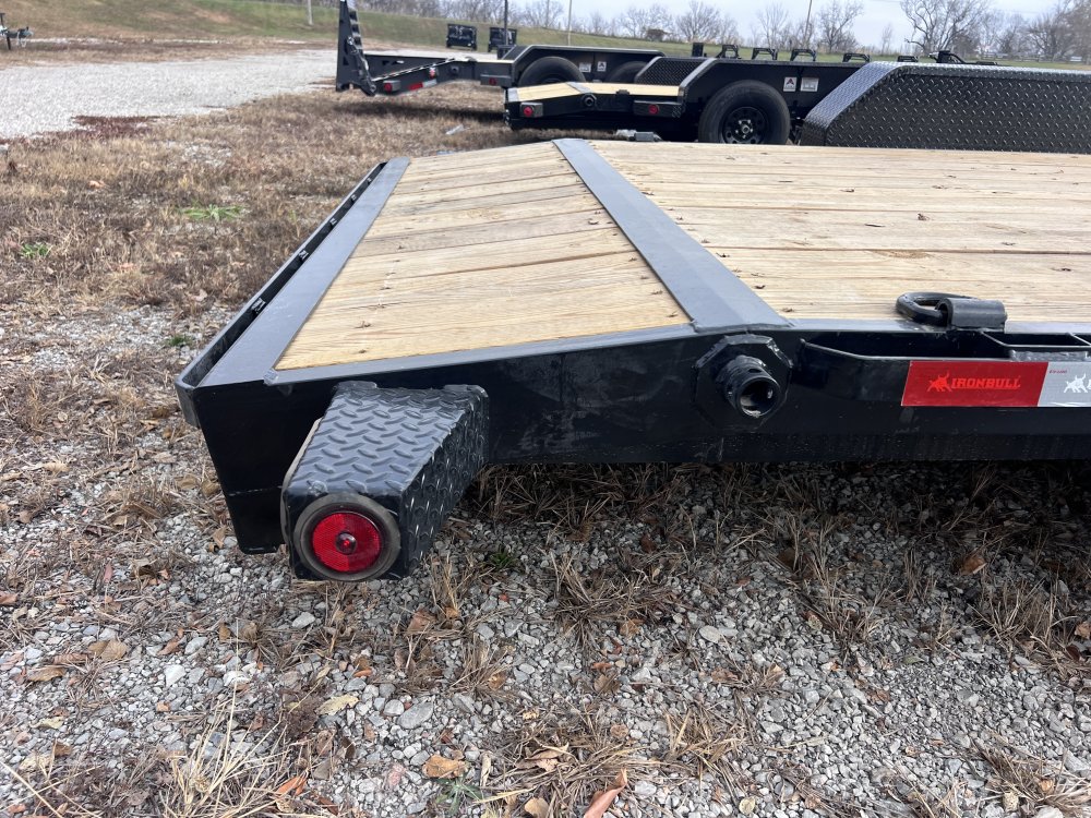2026 IRON BULL 83X20 EQUIPMENT CAR HAULER TRAILER W/52K AXLES AND 2 BRAKES