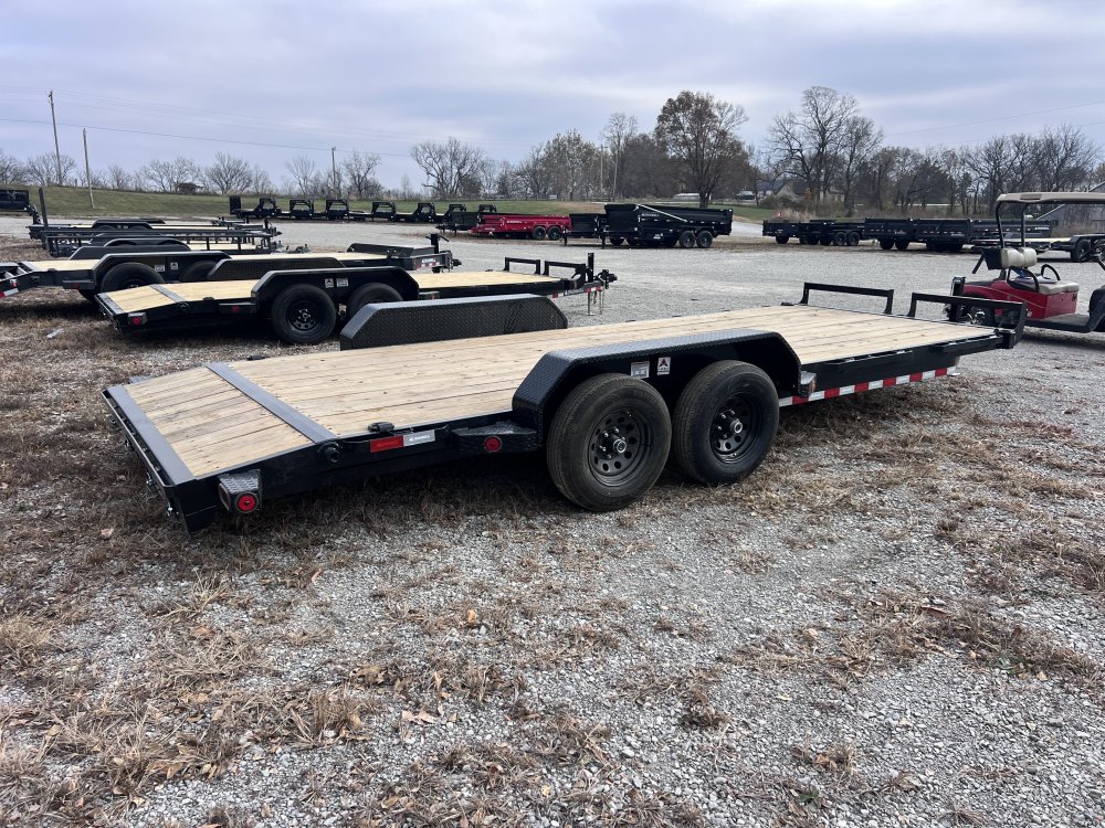 2026 IRON BULL 83X20 EQUIPMENT CAR HAULER TRAILER W/52K AXLES AND 2 BRAKES