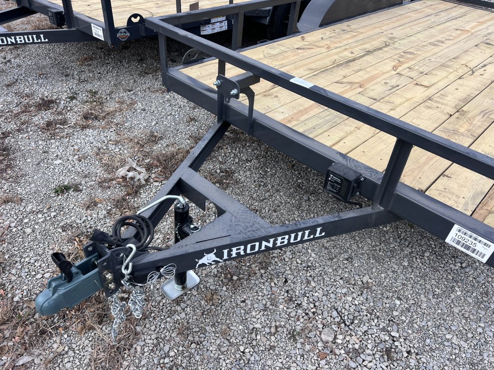 2026 IRON BULL 83X14 UTILITY TRAILER W/TANDEM AXLES AND 2 BRAKES