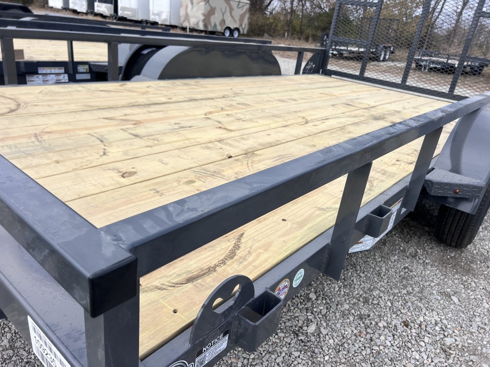 2026 IRON BULL 83X14 UTILITY TRAILER W/TANDEM AXLES AND 2 BRAKES