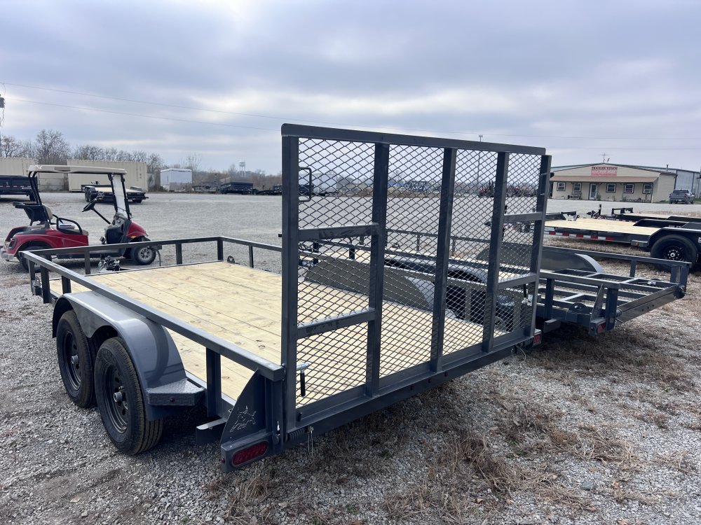 2026 IRON BULL 83X14 UTILITY TRAILER W/TANDEM AXLES AND 2 BRAKES