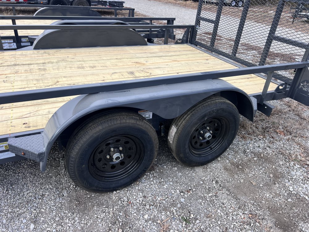 2026 IRON BULL 83X14 UTILITY TRAILER W/TANDEM AXLES AND 2 BRAKES