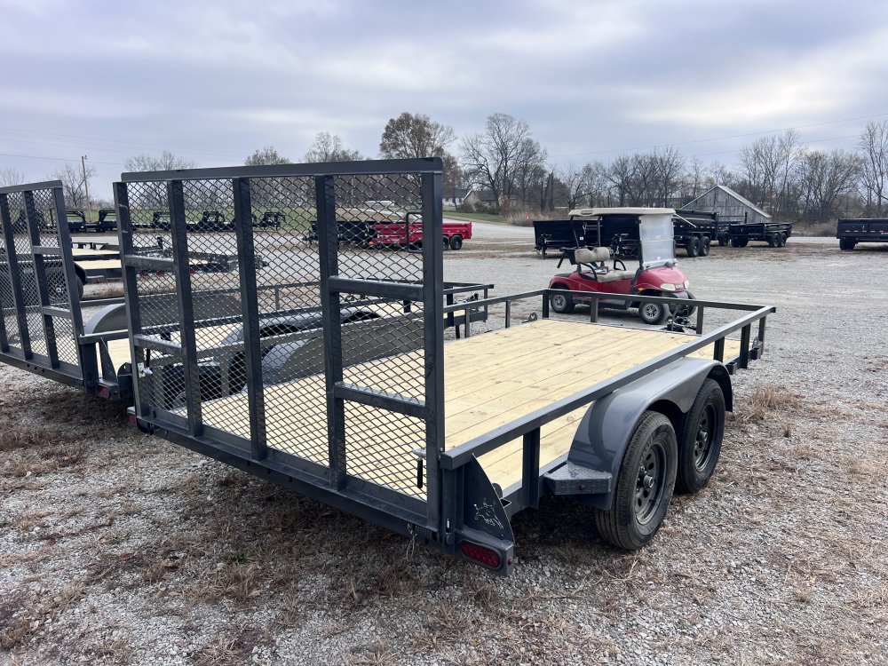 2026 IRON BULL 83X14 UTILITY TRAILER W/TANDEM AXLES AND 2 BRAKES