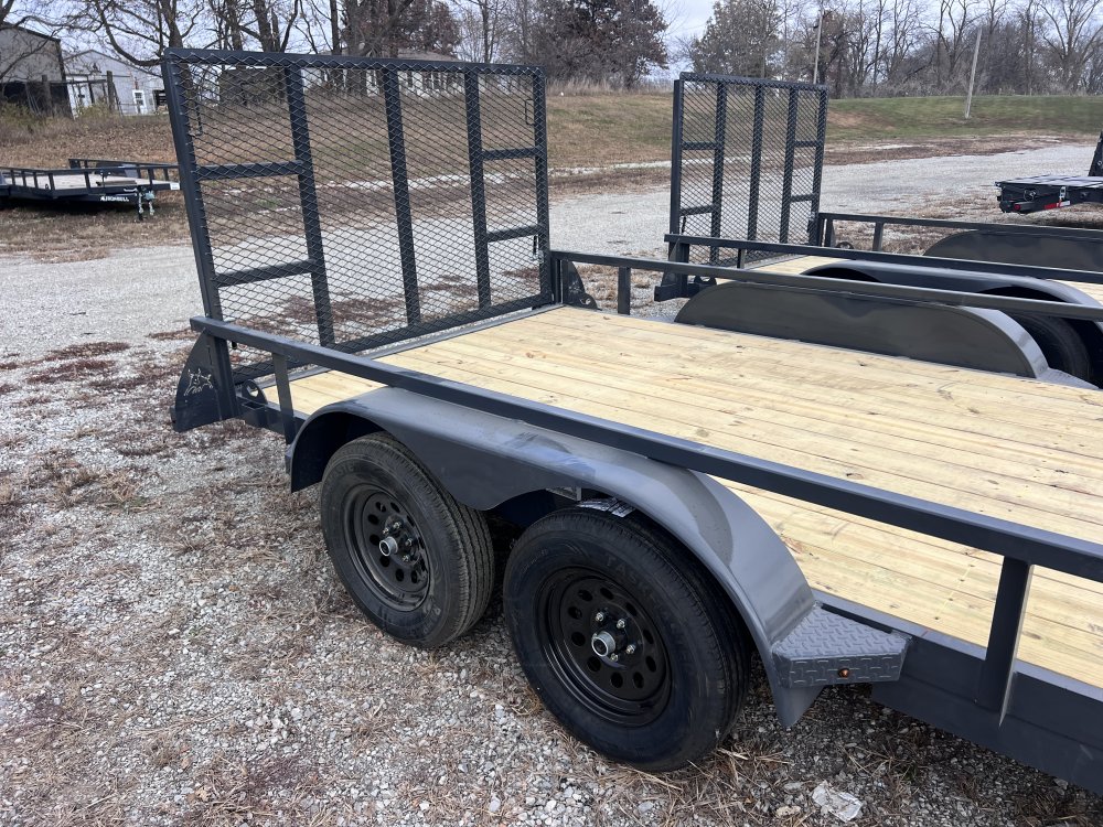 2026 IRON BULL 83X14 UTILITY TRAILER W/TANDEM AXLES AND 2 BRAKES