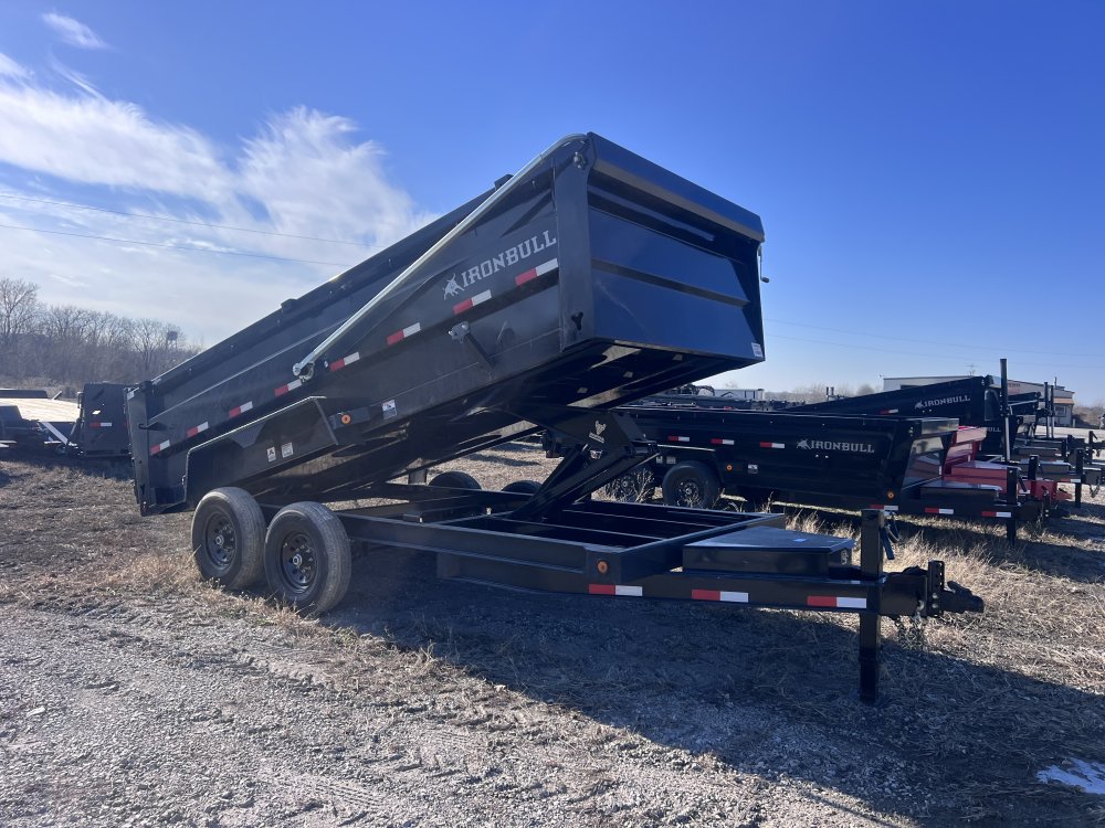 2026 IRON BULL 83X16 DUMP TRAILER W/ 36" SIDES AND SCISSOR HOIST