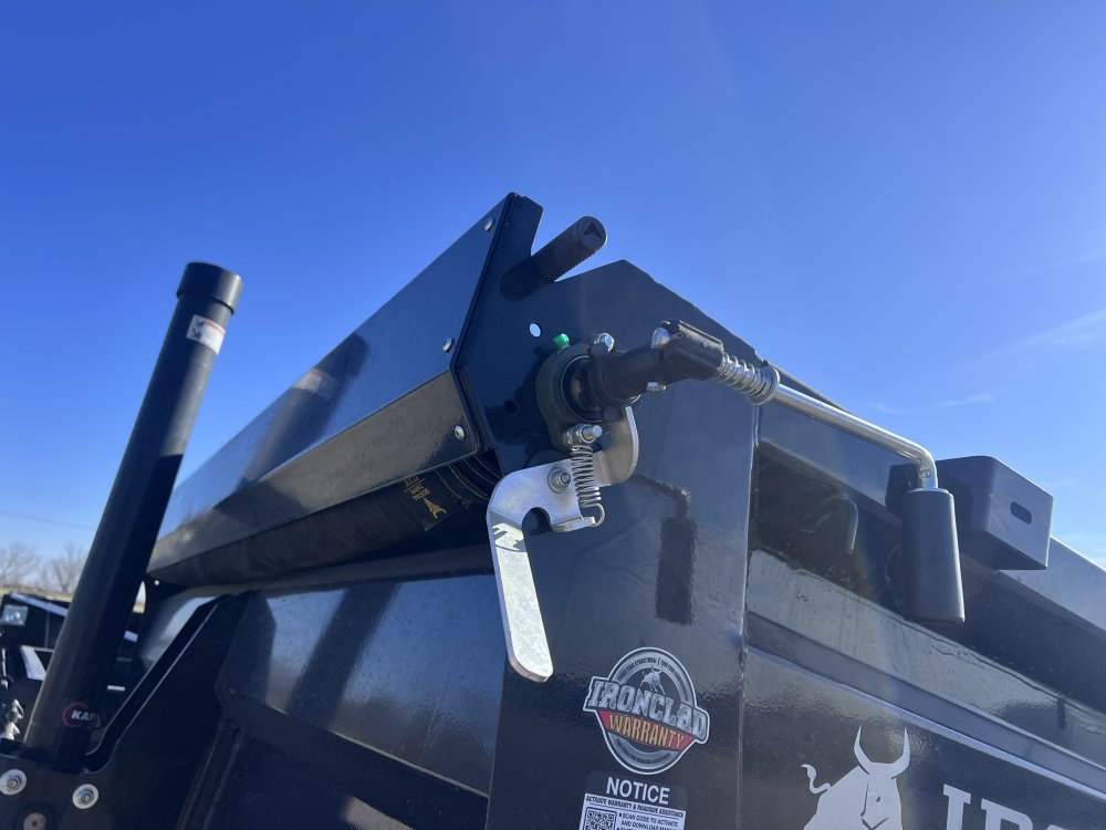 2026 IRON BULL 83X14 DUMP TRAILER W/ TELESCOPIC HOIST AND I-BEAM FRAME