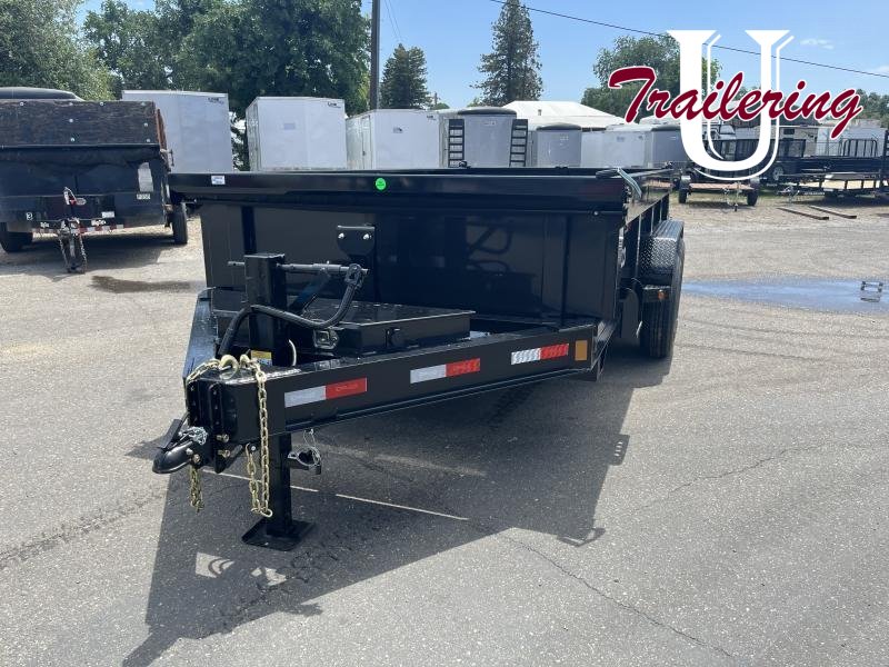 2025 Delco 7'x14' Bumper Pull 14k 8 LUG 7 GA Floor and walls.