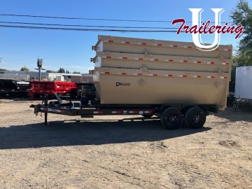 7.5x16 Delco Tan Roll Off Dump(3 Bins)