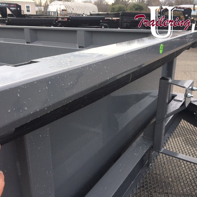 2025 Delco 7'x14' Bumper Pull 8 LUG GRAY