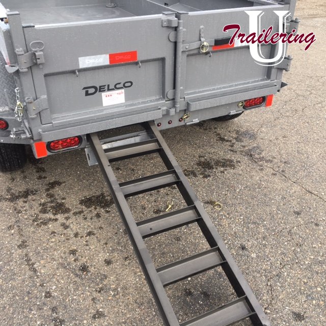 2025 Delco 7'x14' Bumper Pull 8 LUG GRAY