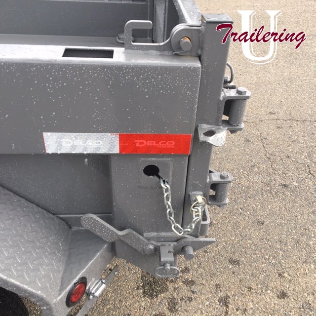 2025 Delco 7'x14' Bumper Pull 8 LUG GRAY