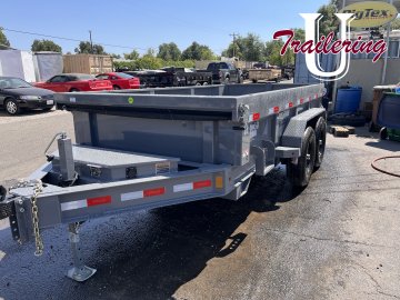 2025 Delco 6'x12' Bumper Pull 9990k, gray