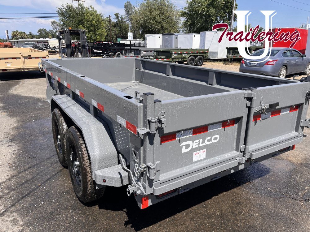 2025 Delco 6'x12' Bumper Pull 9990k, gray