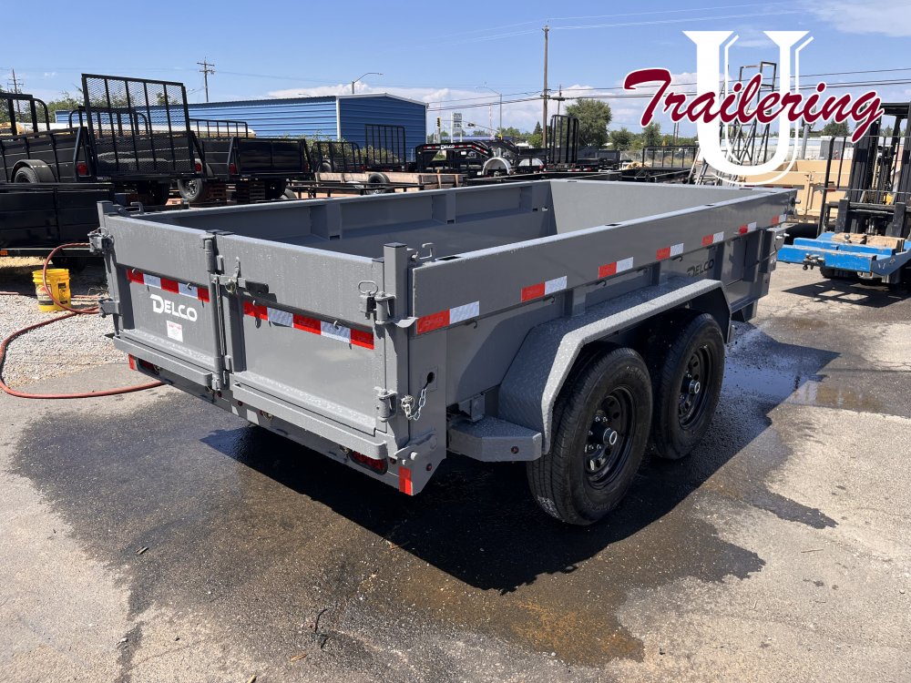 2025 Delco 6'x12' Bumper Pull 9990k, gray