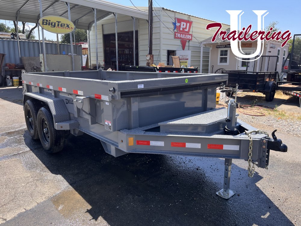 2025 Delco 6'x12' Bumper Pull 9990k, gray