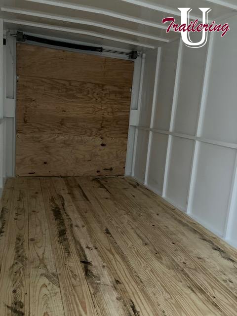 2027 7x14 14k gvwr Delco Trailers Bumper Pull V nose Enclosed Cargo Cargo / Enclosed Trailer with a rear ramp