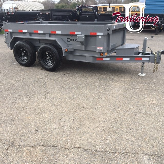 2025 Delco 5'x10' Bumper Pull 7k GRAY