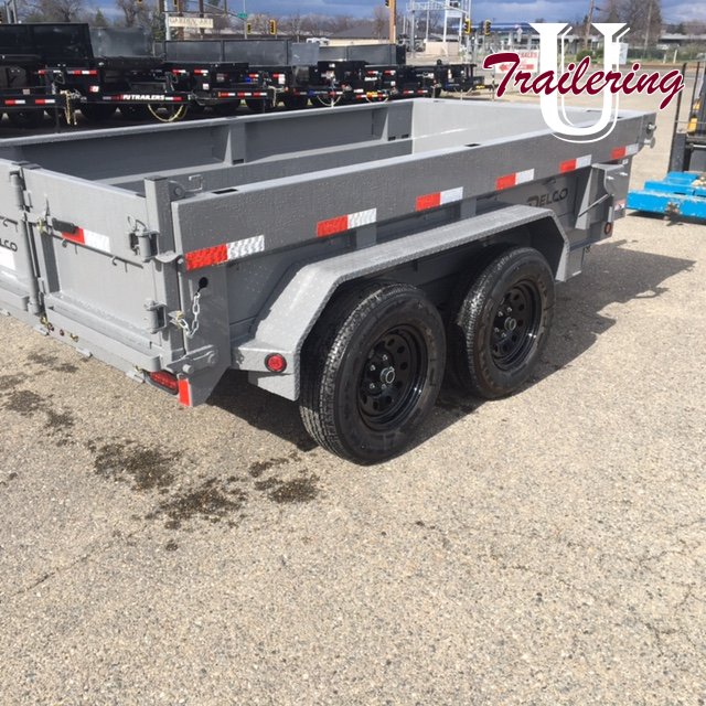 2025 Delco 5'x10' Bumper Pull 7k GRAY