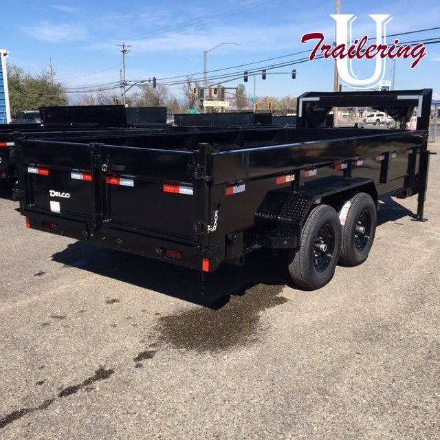 2027 Delco 7'x14' Gooseneck 14k 8 LUG