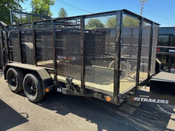 2024 PJ Trailers 7'x14' UL with 4' Sides Mesh