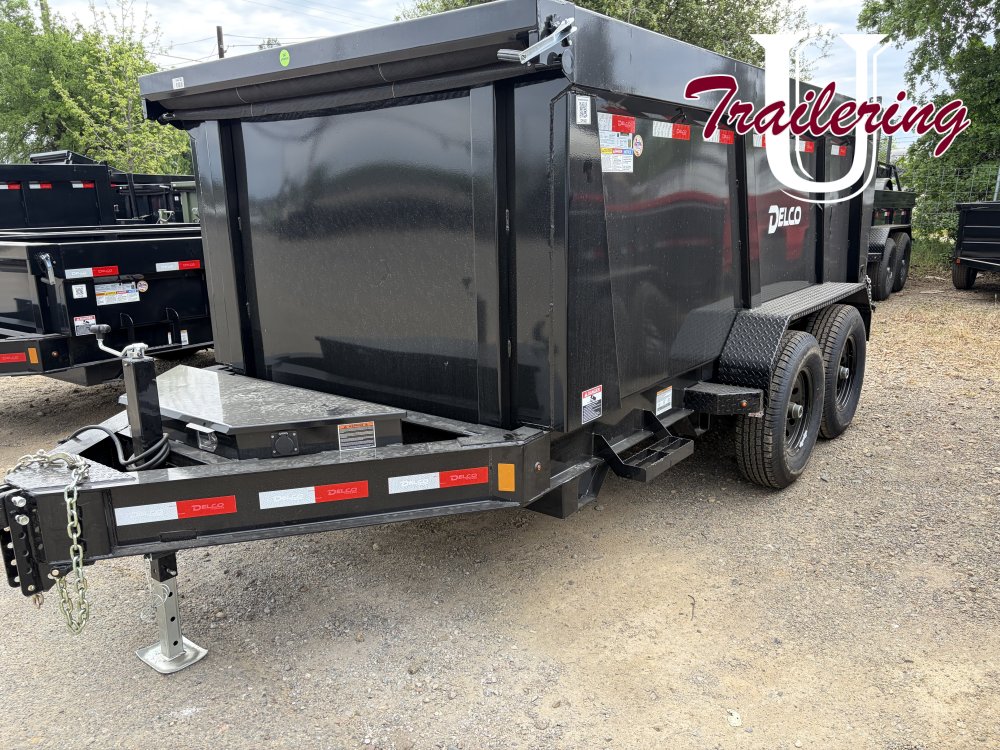 2026 Delco 6'x12' Bumper Pull 9990k 4' wall