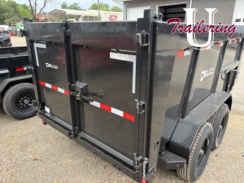 2026 Delco 6'x12' Bumper Pull 9990k 4' wall