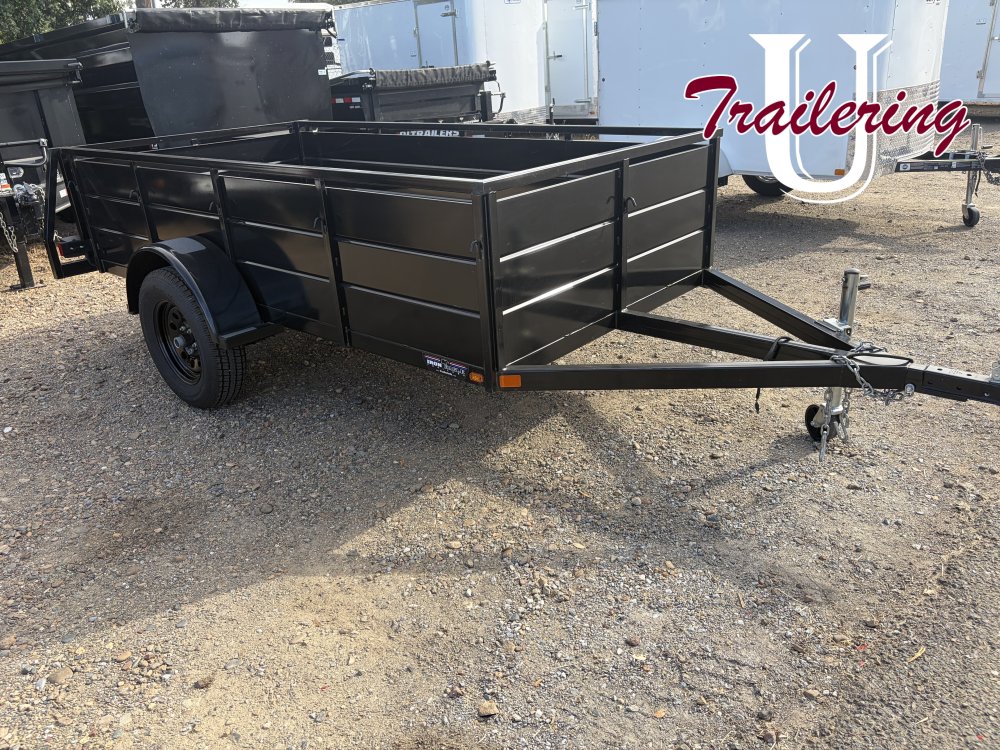 2024 lightly used; 5x10 w/ swing door; almost new tires