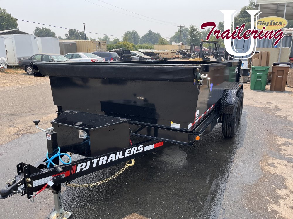 2025 PJ Trailers D7 7'x14' 1/2 low pro