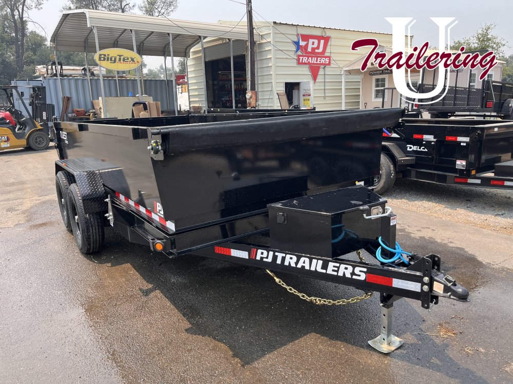 2025 PJ Trailers D7 7'x14' 1/2 low pro