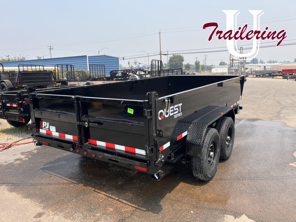 2025 PJ Trailers D7 7'x14' 1/2 low pro