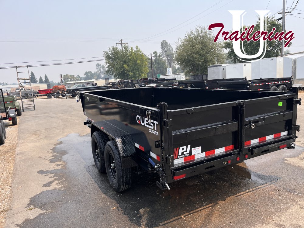 2025 PJ Trailers D7 7'x14' 1/2 low pro