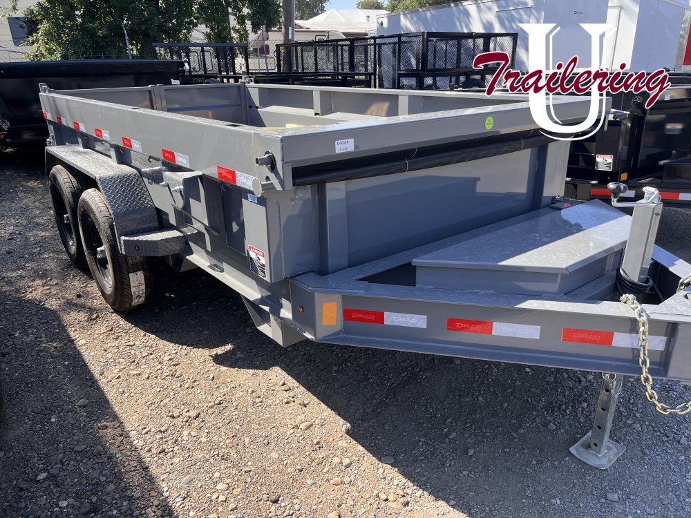 2025 Delco Gray 6'x12' Bumper Pull 9990k