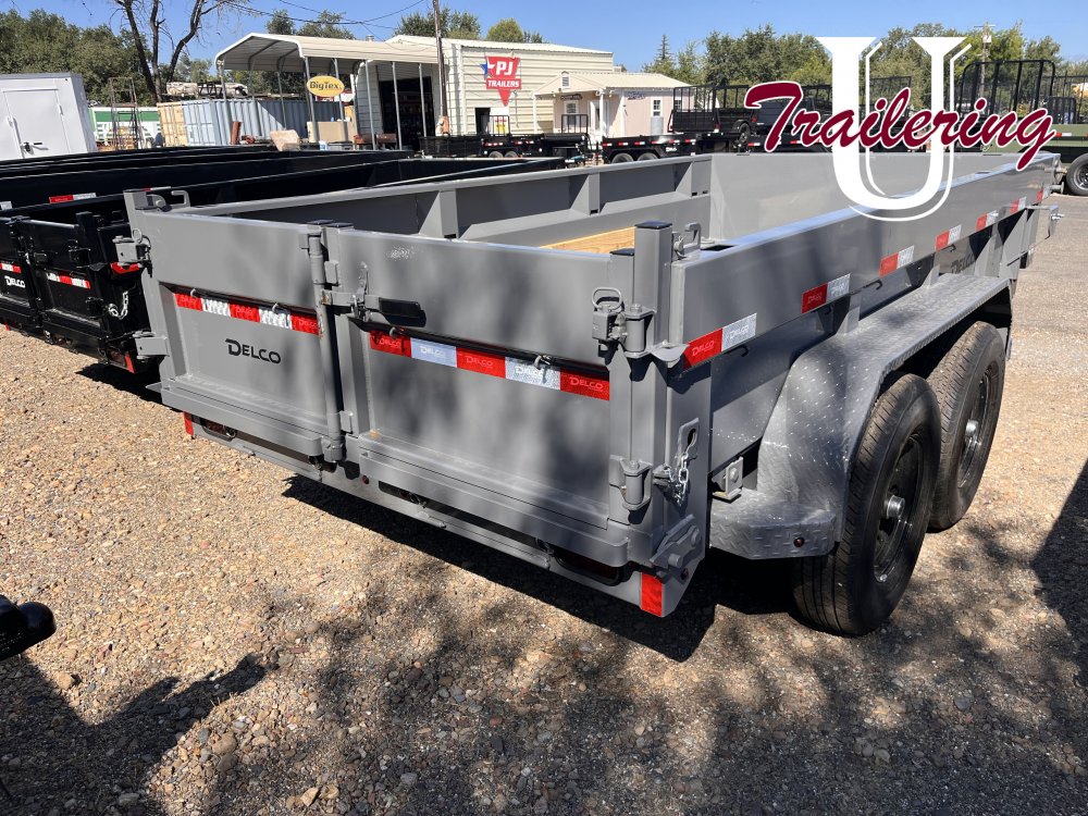 2025 Delco Gray 6'x12' Bumper Pull 9990k