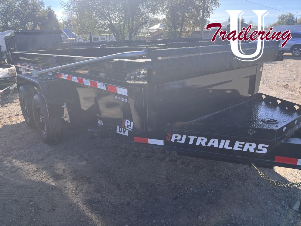 2026 PJ 7'x14' Low-Pro DV 14k Hydraulic Jack/ Auto Tarp