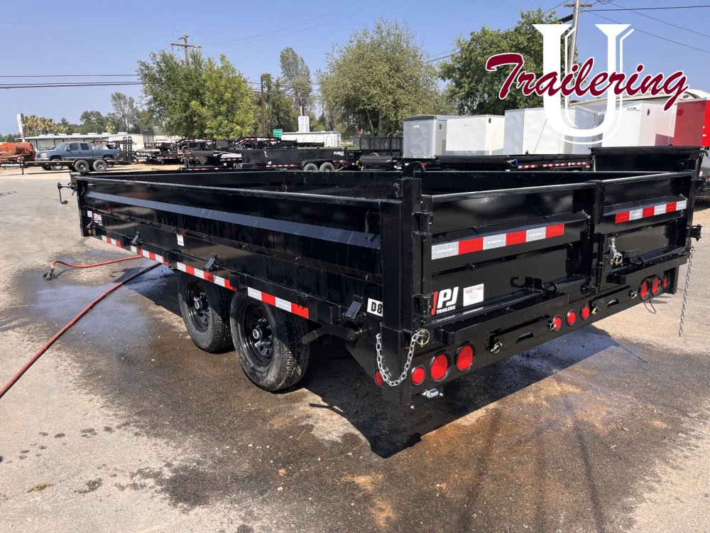 2026 PJ 8'x16' Deck over dump 14k