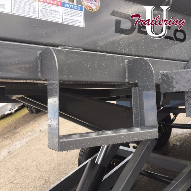 2026 Delco 7'x14' Bumper Pull 8 LUG GRAY