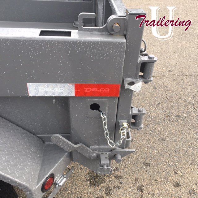 2026 Delco 7'x14' Bumper Pull 8 LUG GRAY