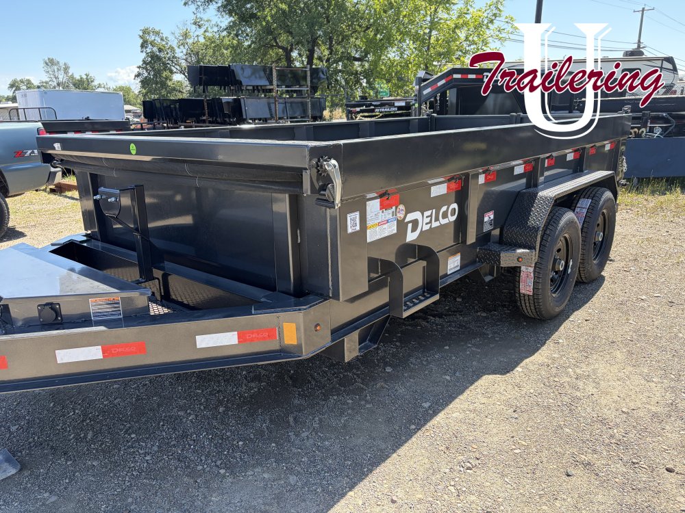 2026 Delco 7'x14' Bumper Pull 14k 8 LUG