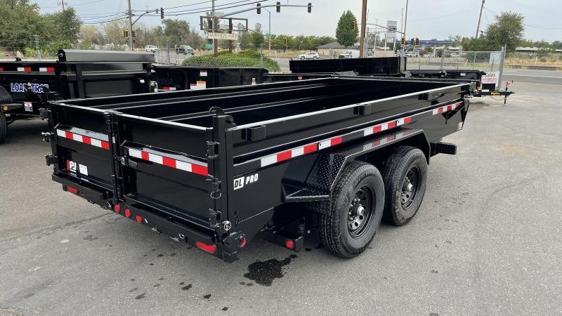 2025 PJ Trailers DL 14' low pro, hyd jack, 14 ply tires