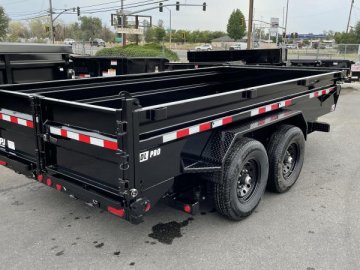 2025 PJ Trailers DL 14' low pro, hyd jack, 14 ply tires