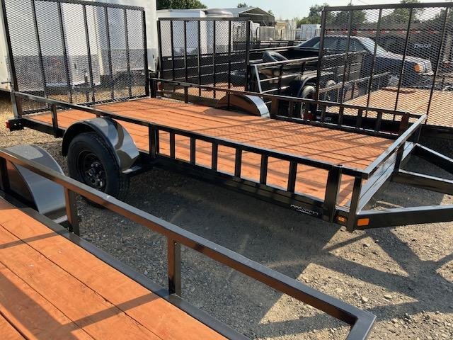 2024 Iron Eagle 6.5'x12' Emax Utility Trailer with Side Load Ramps