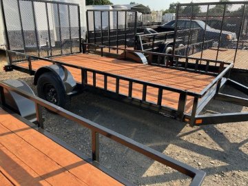 2024 Iron Eagle 6.5'x12' Emax Utility Trailer with Side Load Ramps