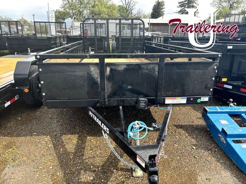 2026 PJ Trailers7x14 tandem Axle Channel Landscape (U8) Trailer